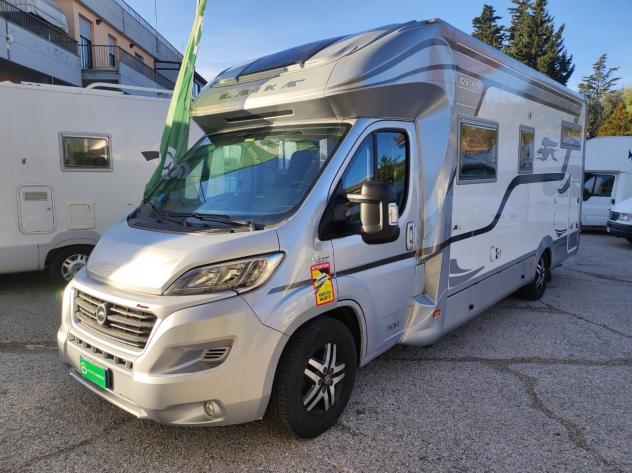 CAMPER LAIKA DUCATO SEMINTEGRALE LETTI GEMELLI GARAGE CLIMATIZZATORE GENERATORE WEBASTO SATELLITARE LITIO GENERALI USATI 575 - Foto 3