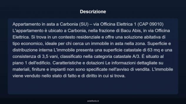 Immobile in asta di 63 m² in vendita a Carbonia - Foto 11