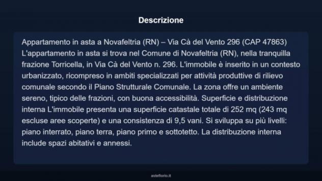 Immobile in asta di 252 m² con più di 5 locali in vendita a Novafeltria - Foto 4