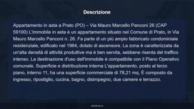 Immobile in asta di 78 m² in vendita a Prato - Foto 17