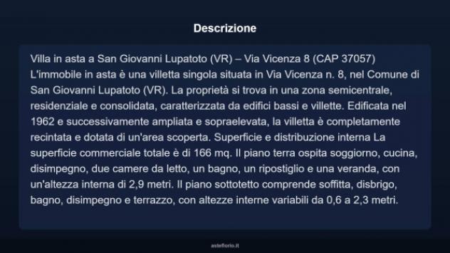 Immobile in asta di 166 m² con più di 5 locali in vendita a San Giovanni Lupatoto - Foto 4