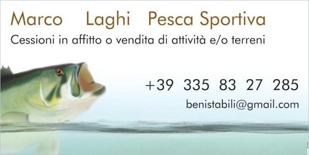 Lago pesca sportiva con somministrazione e abitazi