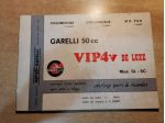 Catalogo ricambi Garelli Vip 4v De Luxe SL SC GR