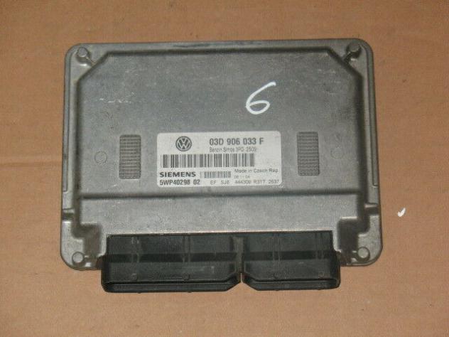 03D906033F ECU VOLKSWAGEN-VW 03D906033F 5WP40298 02 SIMOS 3PG 2509