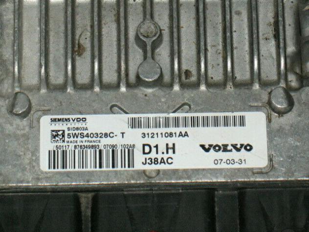 5WS40328C-T ECU CENTRALINA VOLVO 2.0 SID803A 5WS40328C-T 31211081AA D1.H - Foto 2