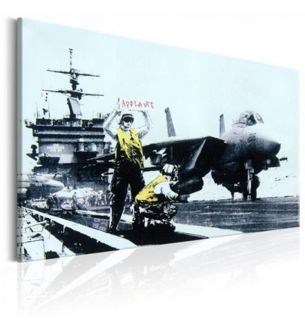 Quadro Con Un Aereo Antico - ARREDALACASA