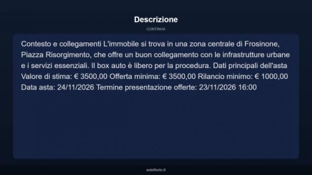 Immobile in asta di 15 m² in vendita a Frosinone - Foto 4