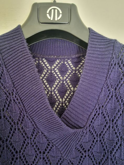 Maglione blu fatto a mano - Foto 7