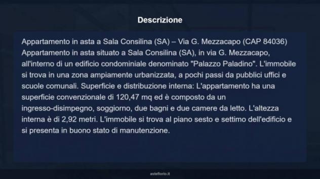 Immobile in asta di 120 m² con più di 5 locali in vendita a Sala Consilina - Foto 9
