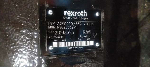 Pompa Rexroth A2FO200/63R-VBB05 - Foto 5
