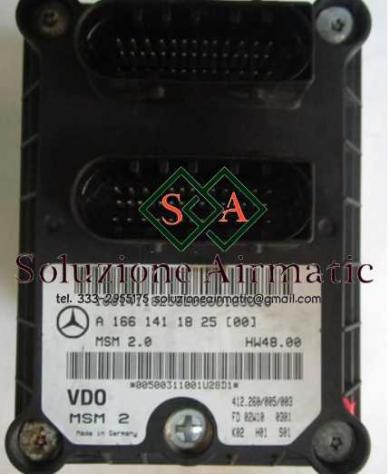 Mercedes Classe A W168 1.6 centralina motore A1661411825