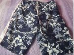 Costume pantaloncino Blu motivo floreale Tg M-46-NUOVO