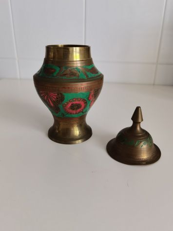 Barattolo/Vasetto con coperchio - orientale - Foto 2