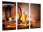 Stampa Fotografica su Tela 120x90 cm 3 pz. Arredamento Bar Birreria Quadro Moder