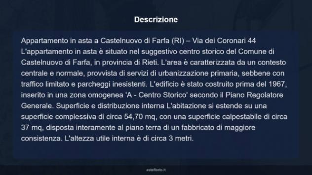 Immobile in asta di 54 m² in vendita a Castelnuovo di Farfa - Foto 12