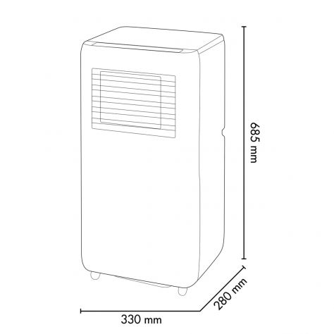 Condizionatore portatile Argo Kary 8000 BTU/h come nuovo - Foto 3