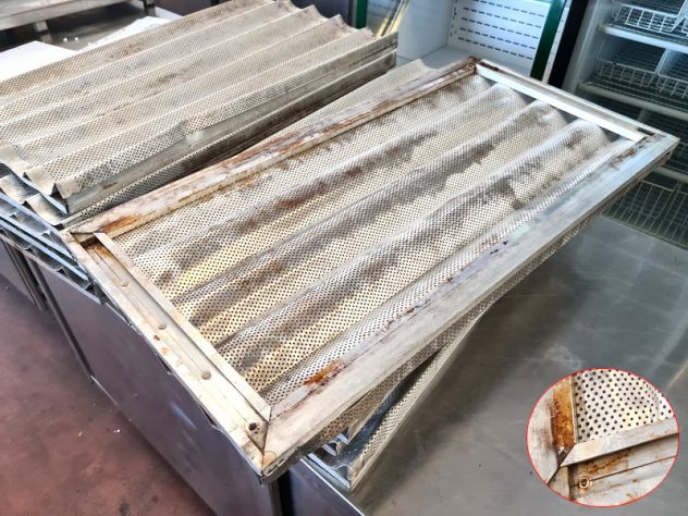 teglie forate per baguette usate - Foto 3