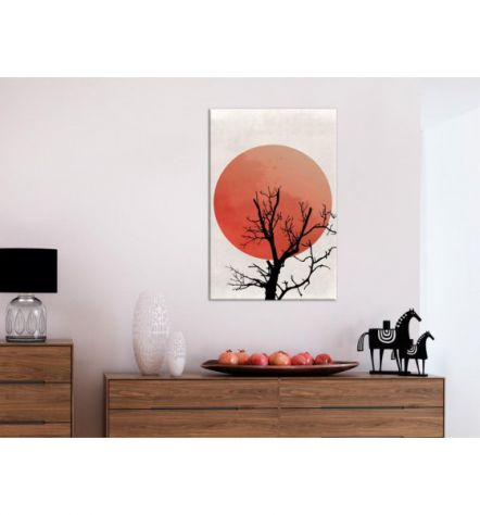 Quadro Albero Col Sole Cm.40x60 ARREDALACASA - Foto 2