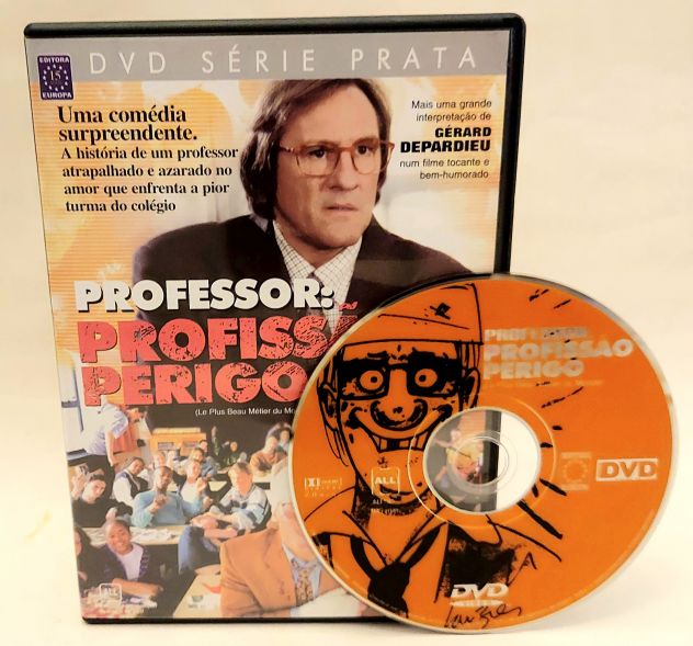 DVD PROFESSOR: PROFISSÃO PERIGO DVD - GÉRARD DEPARDIEU! EDITORA EUROPA, 1996