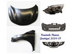 Musata Qashqai Nissan 2014-17 paraurti rinforzo kit airbag cofano radiatore