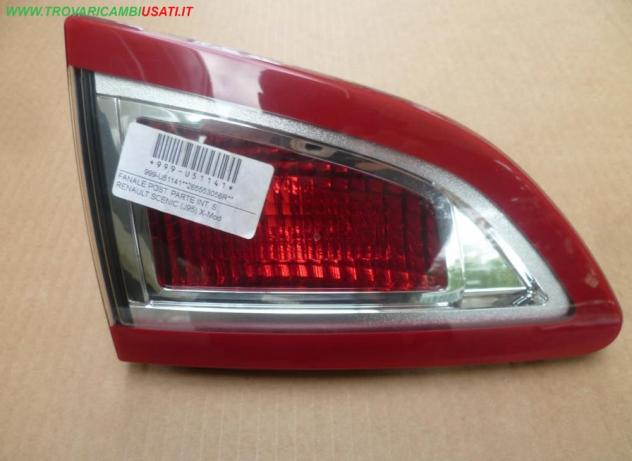 FANALE POST. PARTE INT. S. RENAULT SCENIC BORDO ROSSO (J95) Parti elettriche Fanaleria Fanali Fanale post. sx. RENAULT - SCENIC X-Mod - 01-08-2009