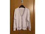 CARDIGAN/MAGLIONE LEGGERO DA DONNA,VINTAGE ANNI ‘80 O ‘90,IN COTONE,ROSA E VIOLA
