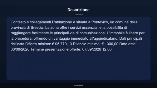Immobile in asta di 134 m², box auto in vendita a Pontevico - Foto 4