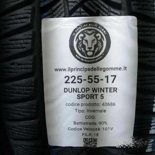 2 gomme 225 55 17 dunlop a40686 - Foto 2
