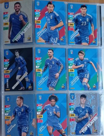 COLLEZIONE Panini Azzurri 2024 Adrenalyn XL 108 cards - Foto 7