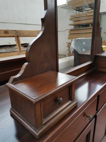 Specchiera in stile antico in legno massello - Foto 4