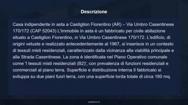 Immobile in asta di 83 m² con più di 5 locali e box auto in vendita a Castiglion Fiorentino - Foto 13