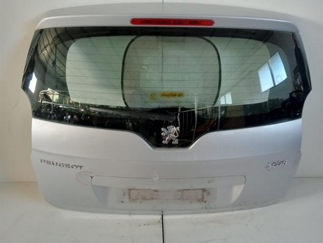 PORTELLO POST. ARGENTO CON MOT. (LEGGERM. AMMAC)  Carrozzeria  Lamierati esterni  Portello  Portello post. PEUGEOT - 5008 - 01-03-2014 - 01-12-2020, P