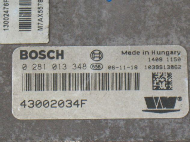0281013348 ECU LDV MAXUS VAN 2.5 0281013348 43002034F EDC16C39 5.E1 EDC16C39 - Foto 2