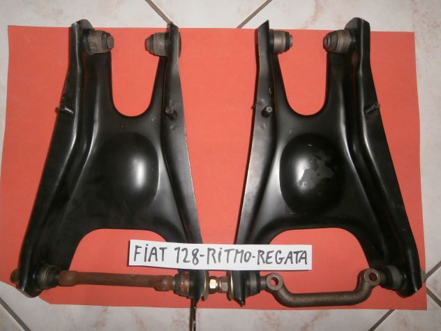 COPPIA BRACCI SOSPENSIONI POSTERIORI FIAT 128 RITMO E REGATA - Foto 2
