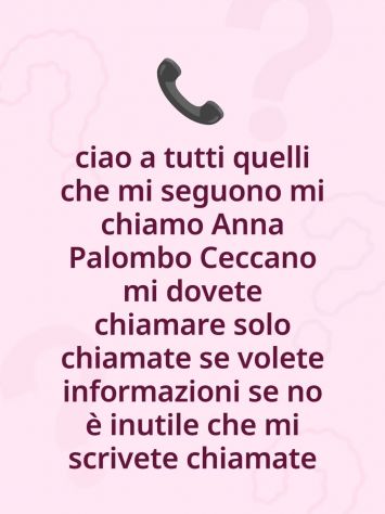 🌸 Anna Palombo 💋 🇮🇹 Ciociara • Ceccano Alto 🌶️ 🔎 Non trovi il mio contatto? Cerca "Anna Palombo - Foto 4 Tel:3250723403
