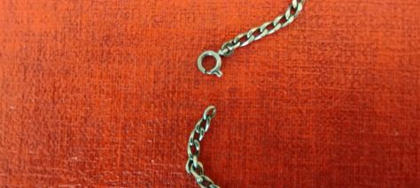 Collana da donna in argento anni 70 + ciondoli in argento e smalto - Foto 4