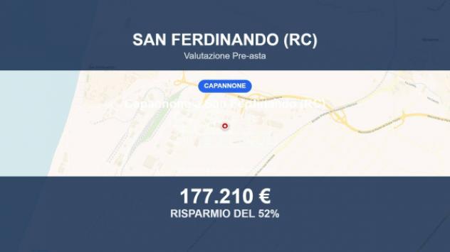 Immobile in asta di 873 m² in vendita a San Ferdinando