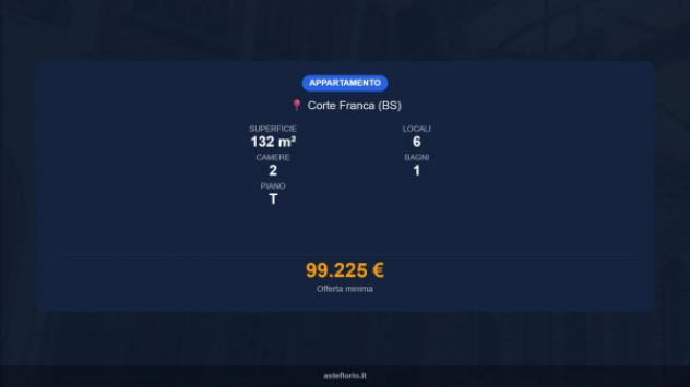 Immobile in asta di 132 m² con più di 5 locali in vendita a Corte Franca - Foto 16