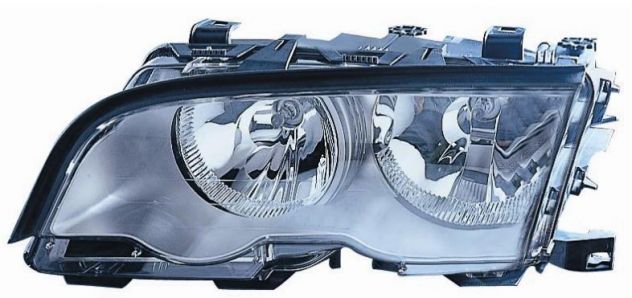 FARO DX 2H7 PRED REG ELETT BMW SERIE 3 E46 1998 PARAB SILVER CL0852556812