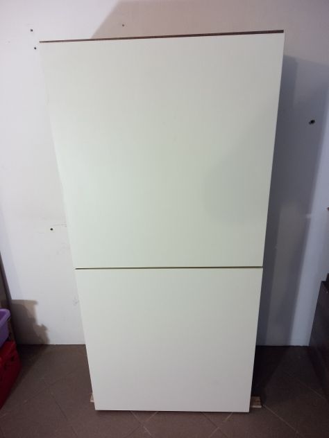 Sala moderna Parete Attrezzata composta da 2 pensili + mensola color Wenghe - Foto 3