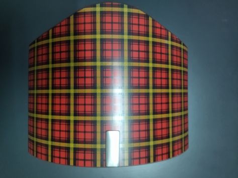 Applique da parete rossa e nera in vetro - Foto 4