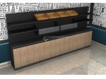 RETROBANCO BISTROT KIT 370 DA 400 CON PIANI IN FERRO E CON CESTO PANE
