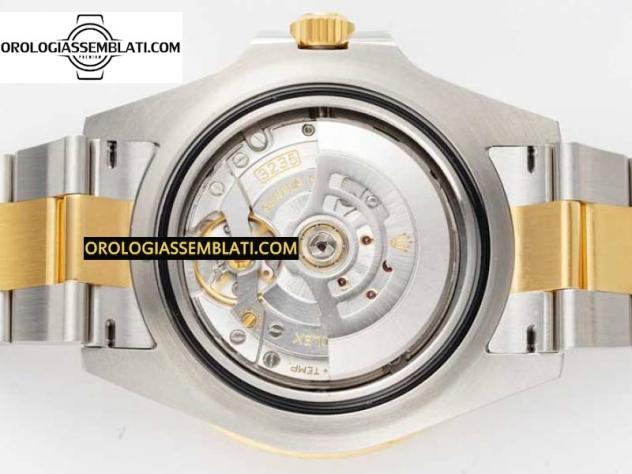 Replica rolex SEA-DWELLER 126603 QUADRANTE NERO BEST EDITION 1:1 SU BRACCIALE SS/YG 3235 - Foto 12