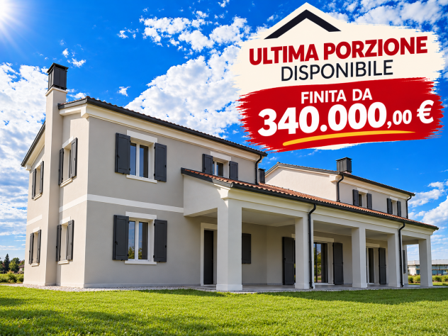 SCORZÈ – ULTIMA PORZIONE DI BIFAMILIARE DISPONIBILE – FINITA A € 340.000