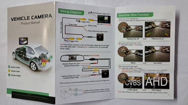 TELECAMERA CVBS AUTO MOTO POSTERIORE O FRONTALE - Foto 4