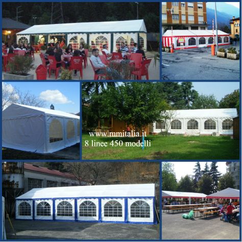 Strutture per Ristoranti, Bar 6 x 10 in Acciaio telo in Pvc - Foto 5