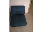 Puffo divanetto apribile blu