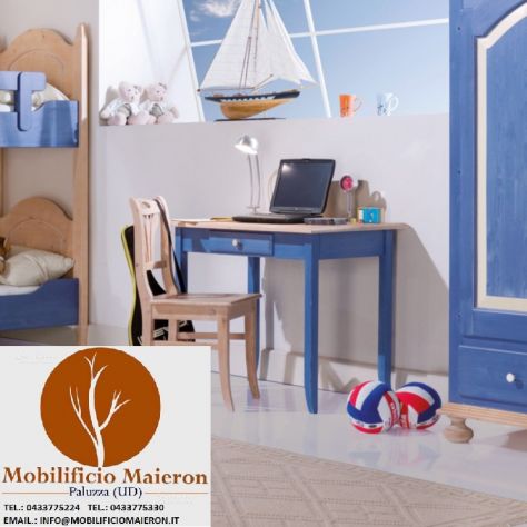 Camere Da Letto Trieste Arredamento Hotel Alberghi Ostelli B&amp;B In Legno Abete - Foto 6