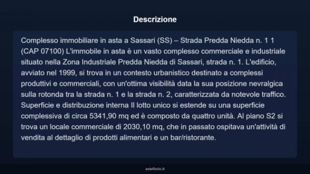 Immobile in asta di 5341 m² in vendita a Sassari - Foto 4