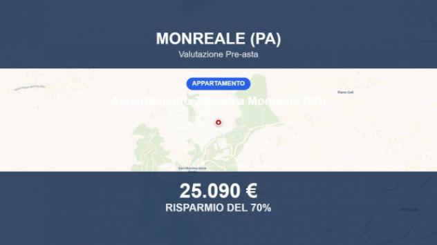 Immobile in asta di 160 m² con più di 5 locali in vendita a Monreale